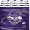 60 Phoenix Soft Supreme Luxury Toilet Rolls Bulk Buy – Quilted White 3 Ply Toilet Paper – Pack of 60 Toilet Tissue