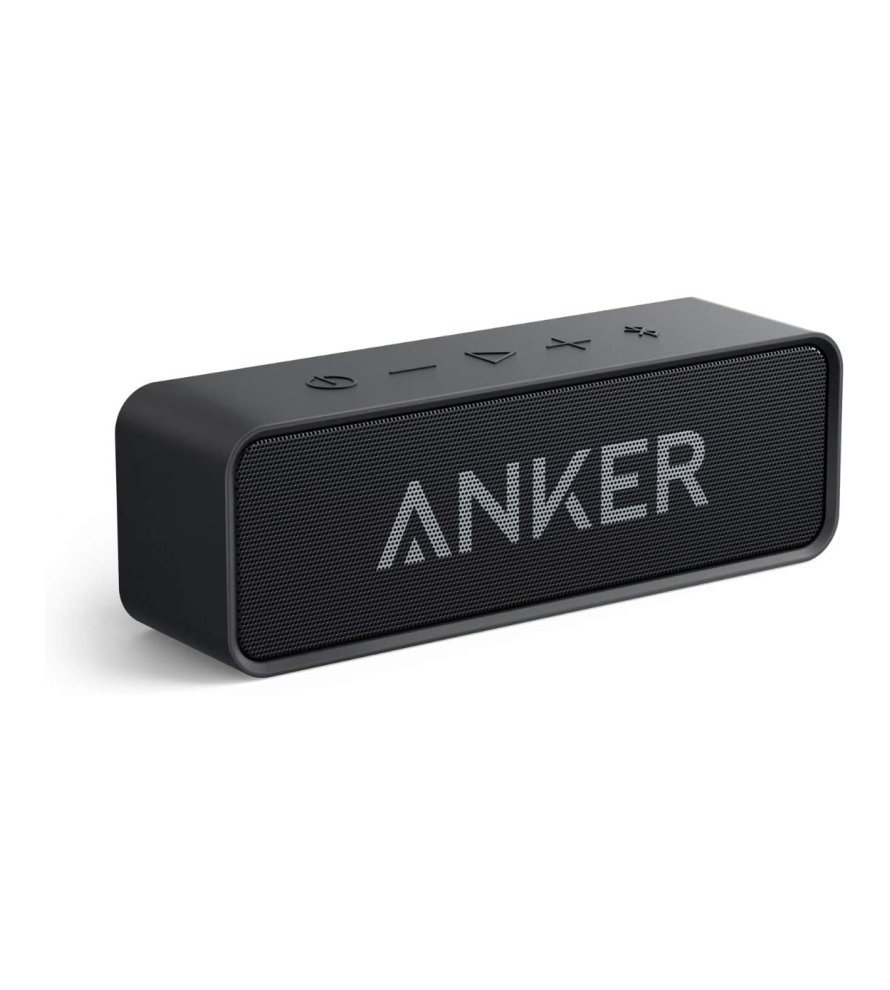 Upgraded. Anker Soundcore Bluetooth Speaker with IPX5 Waterproof. Stereo Sound. 24H Playtime. Portable Wireless Speaker for iPhone. Samsung and More