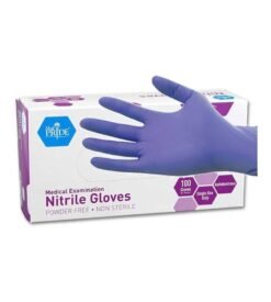MedPride Powder-Free Nitrile Exam Gloves. Medium. Box/100